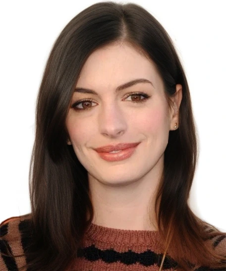 Immagine dopo aver applicato l'armocromia a Anne Hathaway