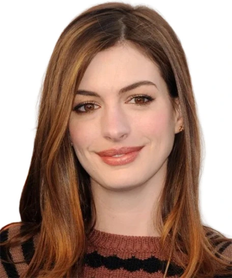 Immagine prima di applicare l'armocromia a Anne Hathaway