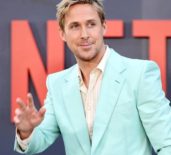 Immagine dopo aver applicato l'armocromia a Ryan Gosling