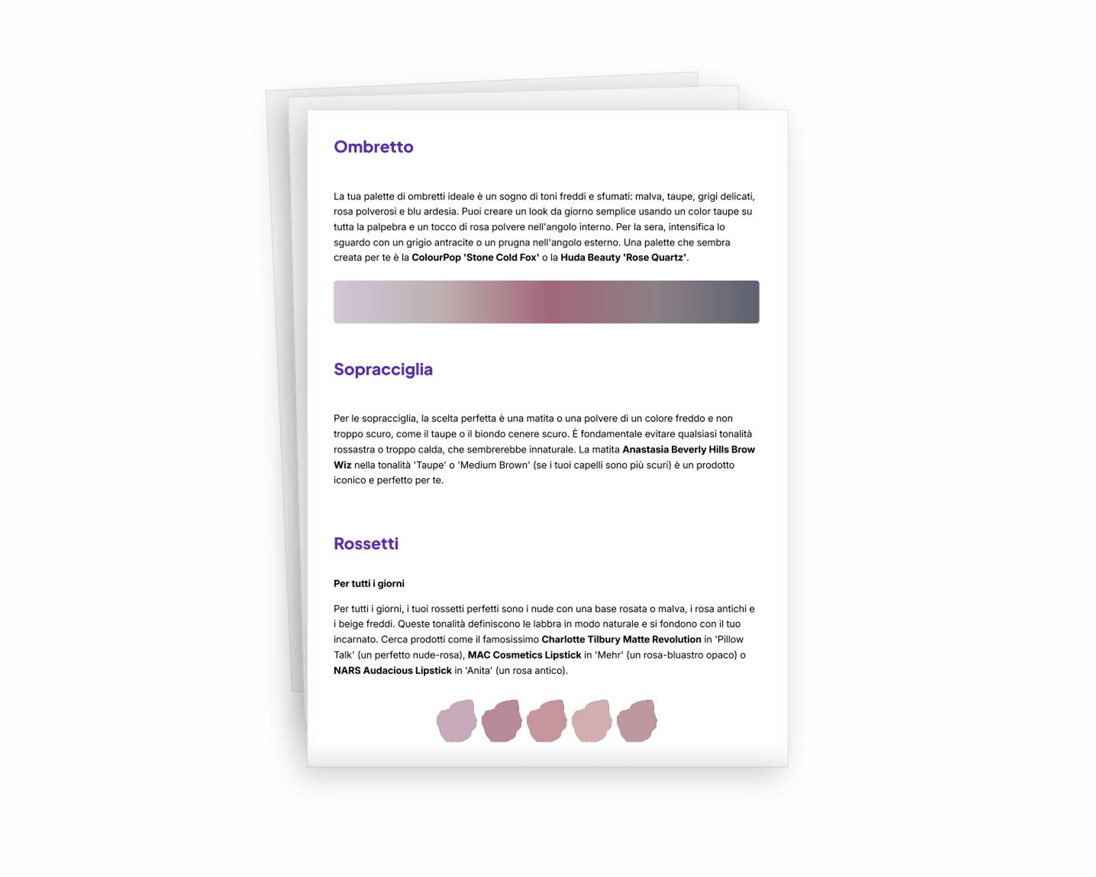 Guida al make-up su misura per te